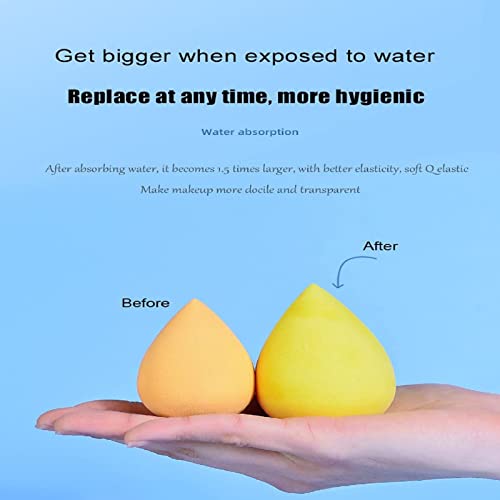 Drift Bottle Beauty Eggs sunđer za šminkanje 6kom Blender za podlogu od lisnatog suza sa jar poklonom besprijekoran