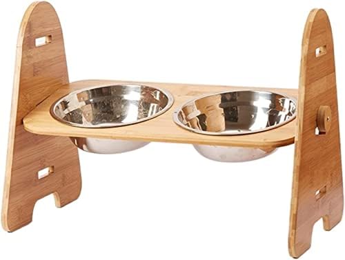 KOAIUS prenosiva hranilica za kućne ljubimce za pse podesiva po visini Zdjela za pseću hranu Cat High Water