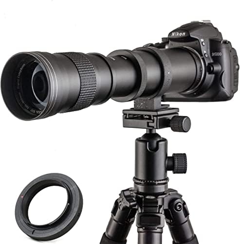 JINTU 420-800mm f / 8.3-F16 ručni telefoto zum objektiv za Nikon Df SLR kamere D5600 D5100 D5200 D5300 D5500