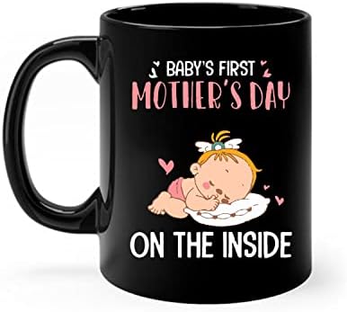 Baby First mother's day mug, baby sleeping mug, baby mother's day mug, first mother's day mug