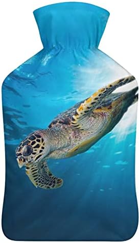 Hawks Bill Morska kornjača zaroni u bocu za toplu vodu okeanu s mekim poklopcem 1L Velika klasična toplička