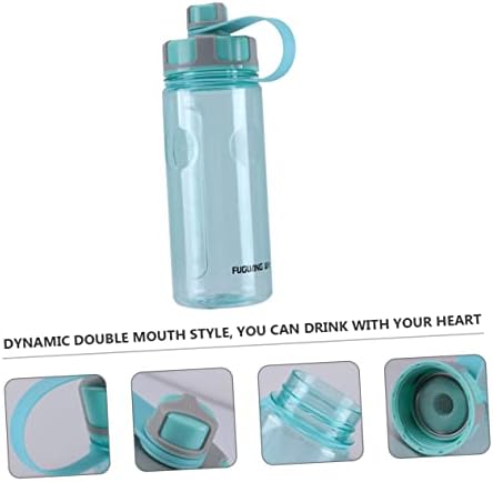 Sherchpry sportske boce za vodu 1pc Dual-port Fitness Sportski kapacitet prijenosni putni plastični spremnik