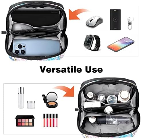 Nošenje kućišta Travel torbe USB kabl Organizator džepnog pribora za zatvarač patent zatvarač, sirena