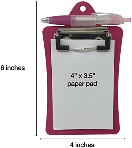 Clipco Mini međuspremnik sa magnetnom naslonom uključuje papirnu podlogu i olovku