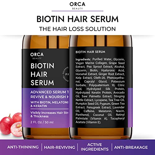 Biotin Serum za rast kose, biotin za ulje za rast kose, Biotin ulje za kosu - Biotin ulje, prirodni DHT