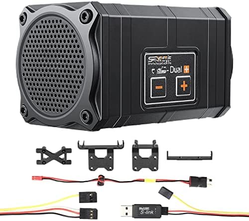 XXimuim Dual + Simulator zvuka motora, zvučni sistem motora Simulirani modul set za aksijalni SCX10 / SCX10