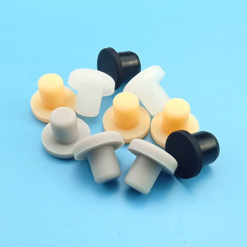 10kom silikonske gume T Tip čep ženski muški okrugli kape 2.7 mm 3mm 3.3 mm 3.5 mm 3.8 mm plastike epruveta