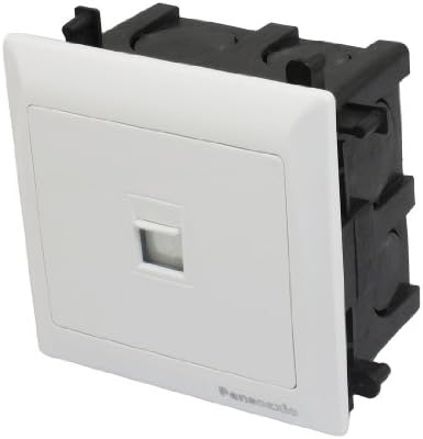Aexit White ploča Distribucija električni RJ11 Telefonska zidna površina W crna baza za ispiranje