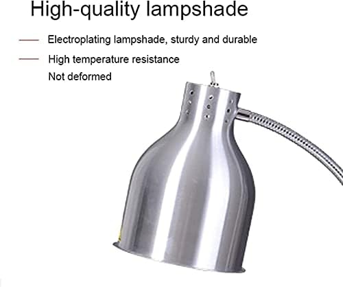 FUNNYBSG toplotna lampa za grejanje hrane profesionalna lampa za zagrevanje hrane, dvostruka lampa za grejanje