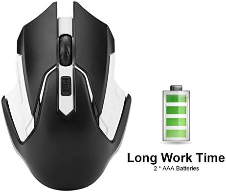 GOWENIC Archuu Wireless Gaming Mouse, USB optički 1200dpi AntiInterference 2.4 GHz Wireless Gaming Mouse