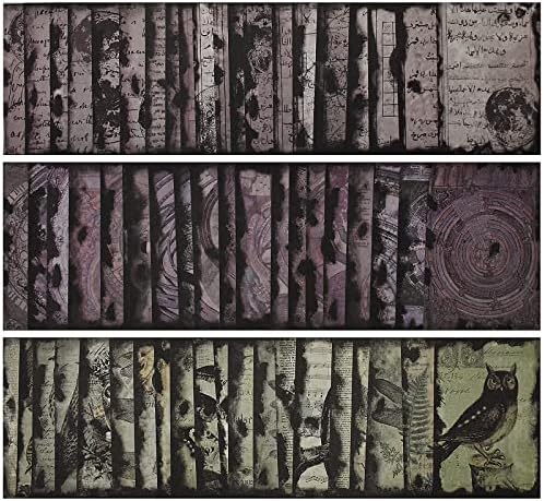 240 listova antikvitetne scretne papirne papir Vintage Stare sagorene scropking pribor za spajanje metka