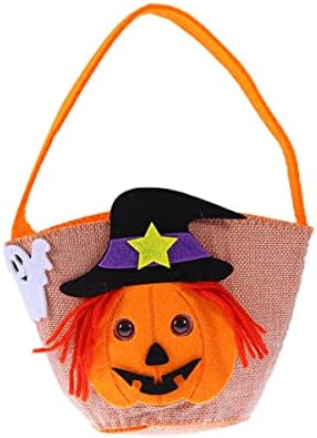 Aboofan poklon torba Halloween Tote torba Trik ili tretiranje torbe Halloween Burlap bundeve torbe za Halloween