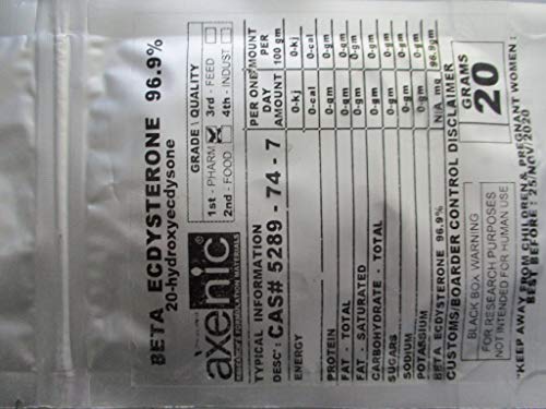 20 grama BETA EKDISTERON praha, 20-Hidroksiecdysone 96,9%