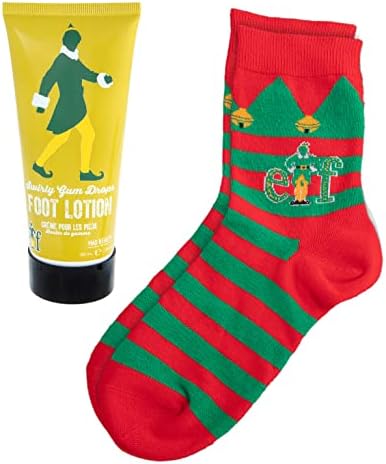 MAD Beauty Warner Bros Elf film Footcare & Set čarapa, Swirly Gum Drop mirisni losion, vlaži, revitalizira,