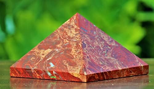 Polirani prirodni crveni jasper kristalno ozdravljenje Metafizička kamena rezbarena Egipat Piramida Meditacija