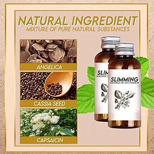 Bellyoff Herbal Slimming ulje za masažu, esencija za mršavljenje pupka, Burnup Ultimate celulit sprej za