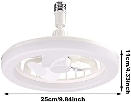 Stropni ventilatori sa lampicama Home Flush Mount Small Semi Flush kontrola montiranja Smart brušeni za