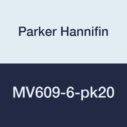 Parker Hannifin MV609-6 Mini serija Mesingani kuglični ventil, Kompaktna ručka, 3/8 Ženski navoj x 3/8 ženski