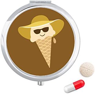 Šešir Naočare Glava Slatka Sladoledna Kutija Za Pilule Džepna Kutija Za Skladištenje Lijekova