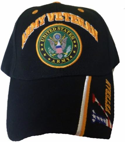 Vojska Crna bejzbol kapa Veteran V američka zastava SAD šešir Sjedinjene Države Patriotski