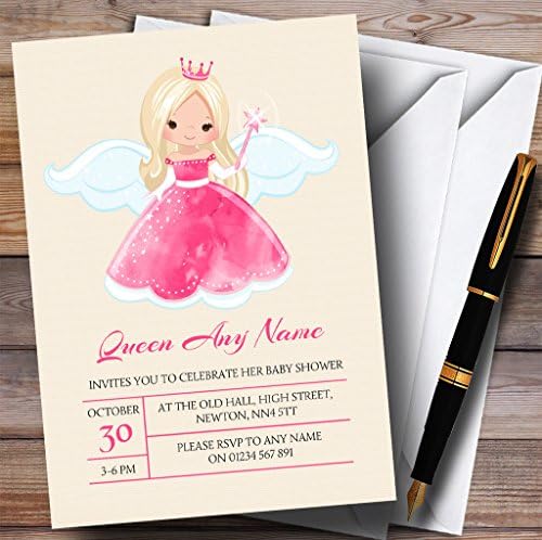 Kartica Zoo Pink Fairy Princeza Pozivnice Za Tuširanje Beba