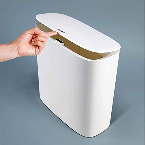 Sawqf automatska kanta za smeće Kućanska uska kanta za smeće sa poklopcem plastični toalet pametna kanta