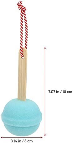 Fomiyes Igračke za kupanje 4pcs tuš četkica nazad četkica za kadu spužva lollipop oblikovano piling pilinga