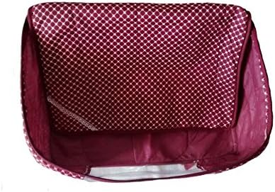 Fashion Bizz Fashion Bizz Maroon velika prošivena štampana Saree Cover Bag Set od 5 kom