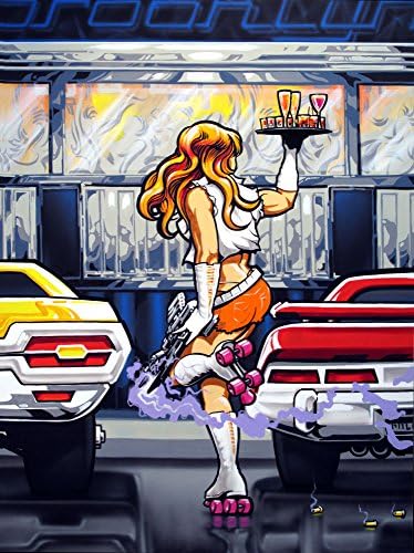 Brooklyn Diner grafita i Super Pop umjetnika Ernija Valesa iz Evlworld Limited Edition Museum Grade Art
