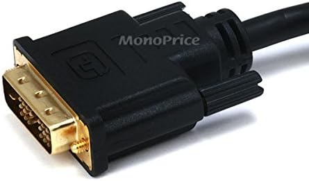 Monopricija 102505 15 stopa 28AWG standardni HDMI do DVI adapter kabel sa feritnim jezgrama, crna
