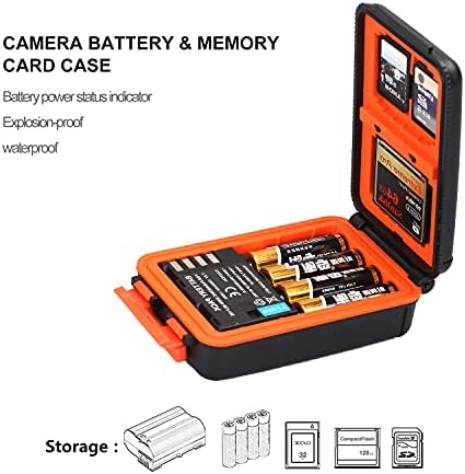 Lensgo futrola za memorijsku karticu baterije, futrola za tvrdi zaštitnik memorijske kartice profesionalna