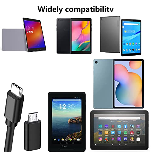 Zamjena USB-C kabl za punjenje, Kqwoma 2pack USB punjač kabl kompatibilan sa Paperwhite, vatra, vatra Tablet,