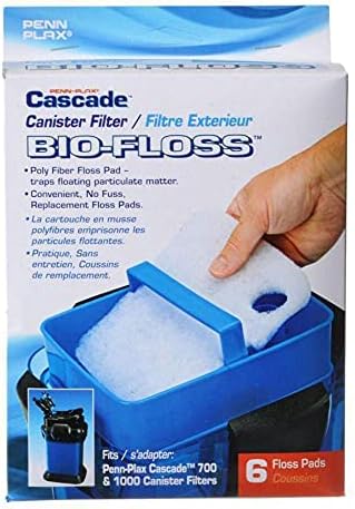 Penn-Plax Cascade 700 Filter za akvarijske kanistere-185 galona na sat & amp; Cascade bio-Floss zamjena