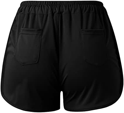 Trke za ženske kratke hlače za žene High Shakes Scrounch Scrich Butt Hots Elastic Comfy Casual Shorts Potprevremene