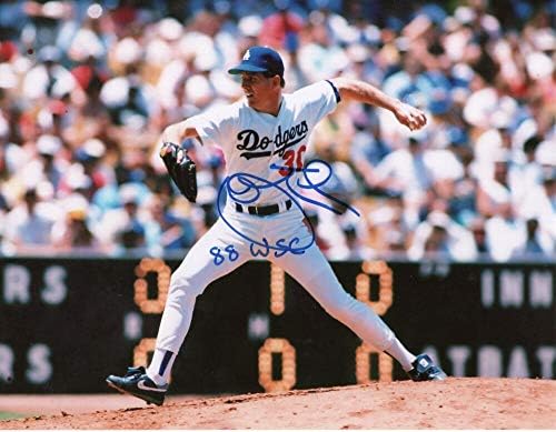 John Tudor Los Angeles Dodgers 88 WSC potpisan autogramirani 8x10 fotografija w / coa