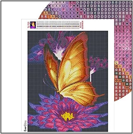 XJS zidni dekor 5D uradi sam puna kvadratna Dijamantska slika leptir mozaik dijamantski vez slika životinja