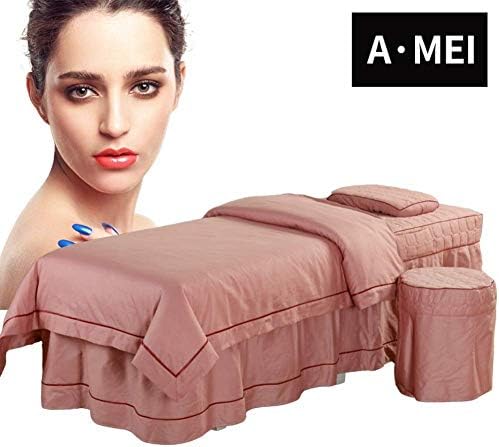 ZHUAN Evropski Setovi listova za masažu, posteljina za posteljinu pamučni kozmetički Salon prekrivač Luksuzni
