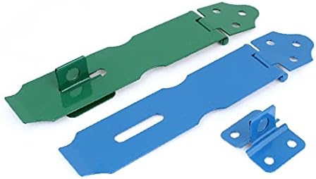 X-dree 2 set 6.1 Sigurnost na vratima Dužina plava zelena metalna hasp set za ladice (2 Juego 6.1 '' Longitud