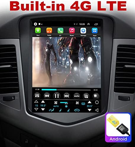 Android 10 radio za Chevrolet Chevy Cruze 2009-2015 Limited 10.4 inča TESLA Style Car In-Dash GPS navigacija