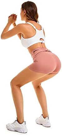 Fupelan ženski četveročlan način rastezanje atletske kratke hlače Buttery mekani trke za trčanje Workout