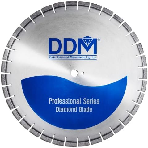 Dixie diamond Manufacturing C451824165R profesionalna oštrica za beton sa sušenim mokrim rezom, 24-inča
