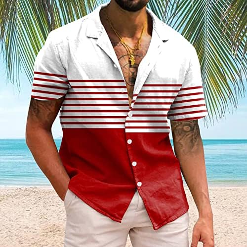 2023 Novi muškarci Casual Scroeve Spring Summer Shortwn vrat 3D tiskane majice Modne majice za bluze Muške