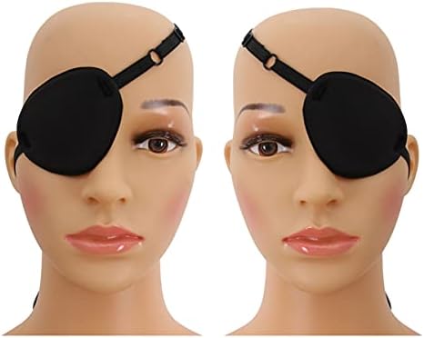 Sewancc Jednoj elastični Halloween zamotavanje za oči 3D Comfort sjeni za sjenčanje Obuka gusarskih zakrpa