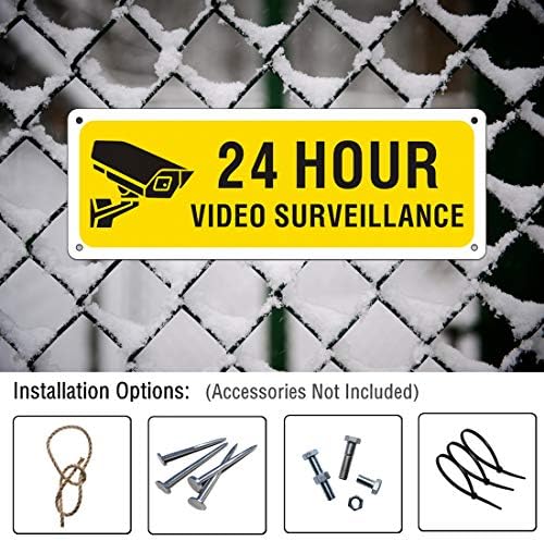 24-satni video nadzor za unutarnju upotrebu na otvorenom, RUST Free Metal UV zaštićen 0,40 aluminij 10 x