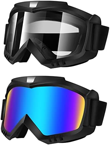 Naočare za bicikle, naočare za motocikle, ATV naočare od 2 pakovanja, naočare za vožnju, skijaške naočare,