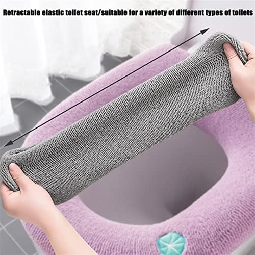 Skimt tkanina za meku vlakna toaletni poklopac pokrivača univerzalni wc sjedalo jastuk podstavljeno wc sjedalo