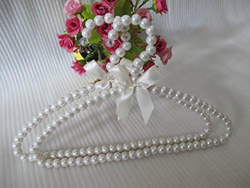 BUEER 10 PACK Rozete Kids Pearl perle Metalne elegantne vješalice za odjeću