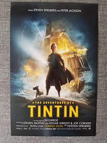 The Adventures of Tintin 2011 s / s Rolled Movie Poster 11x17