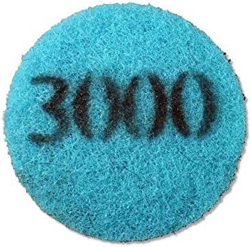 Onfloor® 8 Inch 3000 Grit Poly Pad napravljen sa svinjskom kosom za mašine za poliranje poda na podu. Poliranje