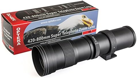 Optek 420-800mm F / 8.3 HD telefoto Zoom objektiv za Canon EOS-M M100, M10, M6, M5 i M3 kompaktne digitalne